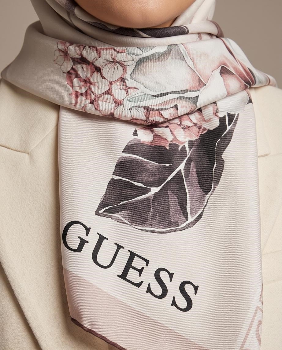 GUESS TWILL İPEK EŞARP AW5728SIL90-RED