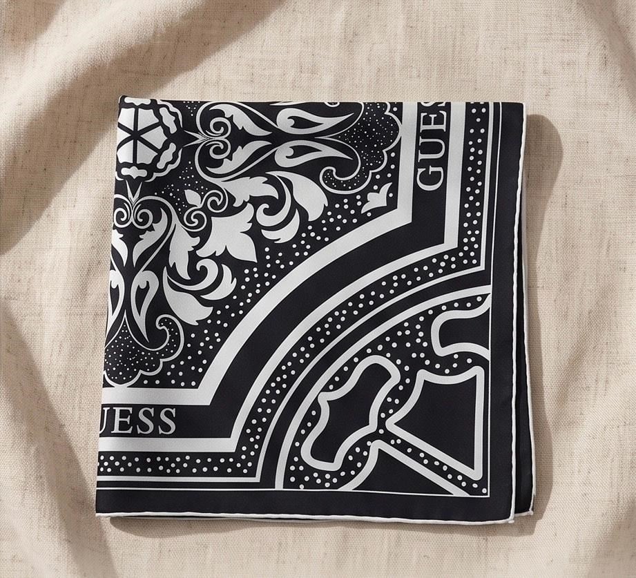 GUESS TWILL İPEK EŞARP AW5730SIL90-BLU