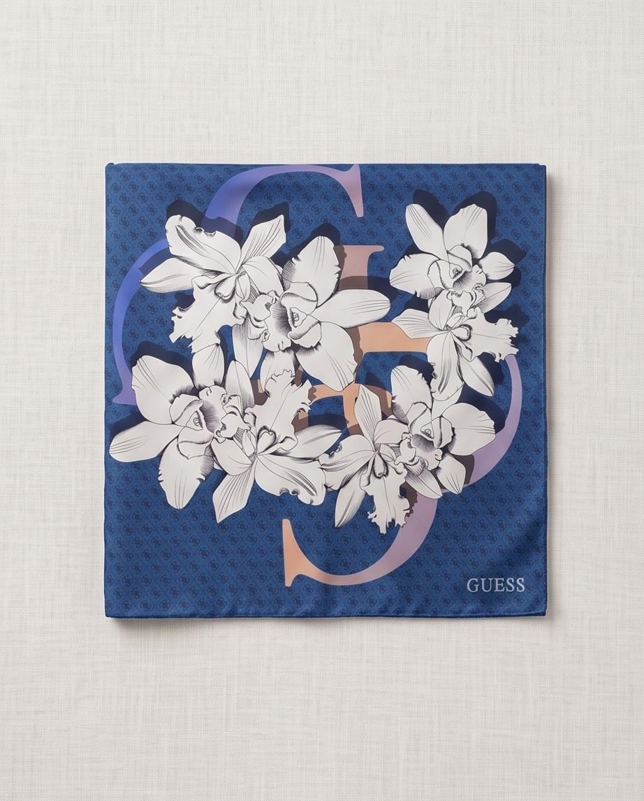GUESS TWILL İPEK EŞARP AW5762SIL90-BLU
