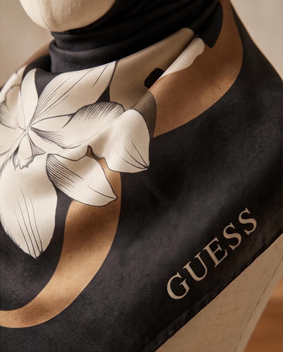 GUESS TWILL İPEK EŞARP AW5762SIL90-BRO
