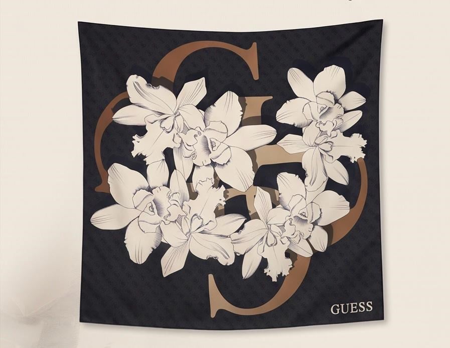 GUESS TWILL İPEK EŞARP AW5762SIL90-BRO