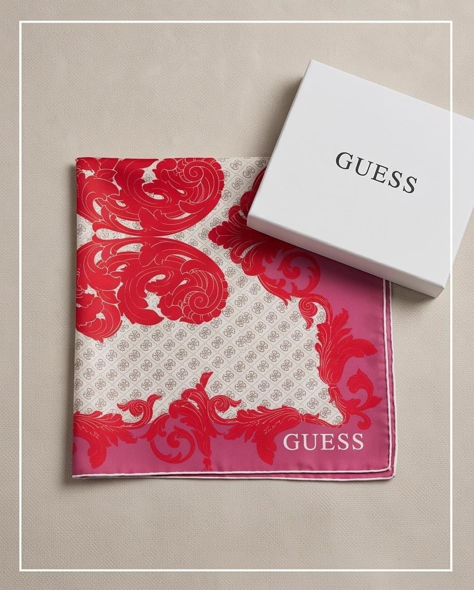 GUESS TWILL İPEK EŞARP AW5763SIL90-FUC