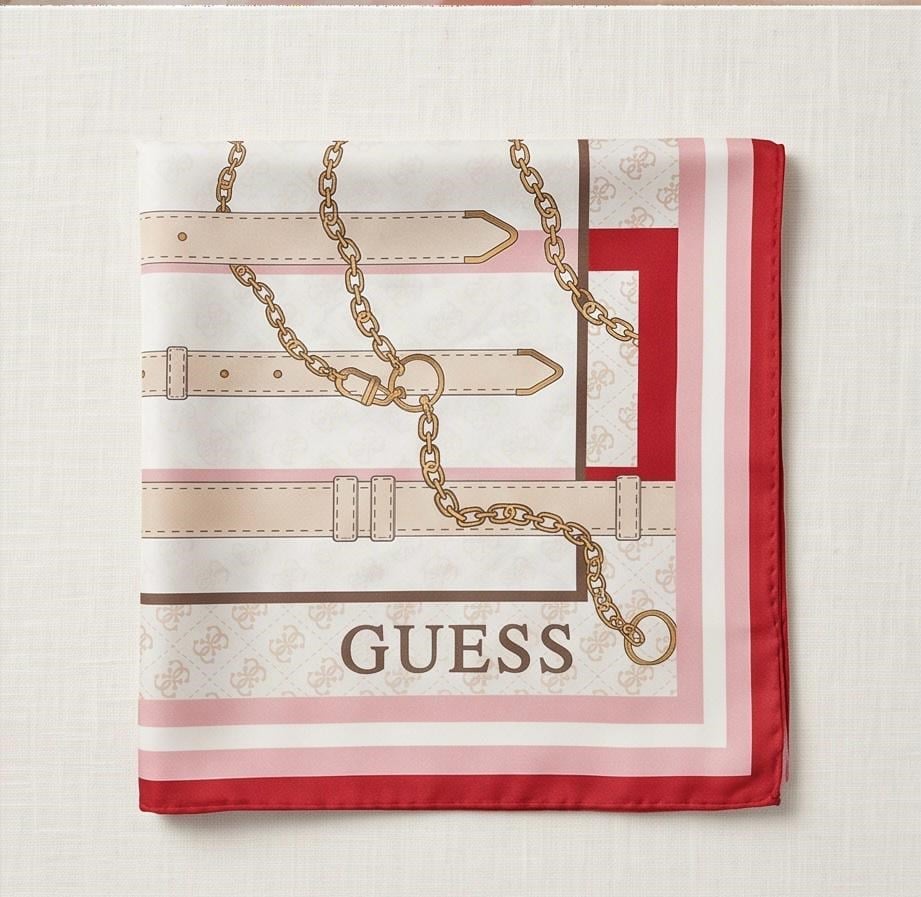 GUESS TWILL İPEK EŞARP AW5765SIL90-RED