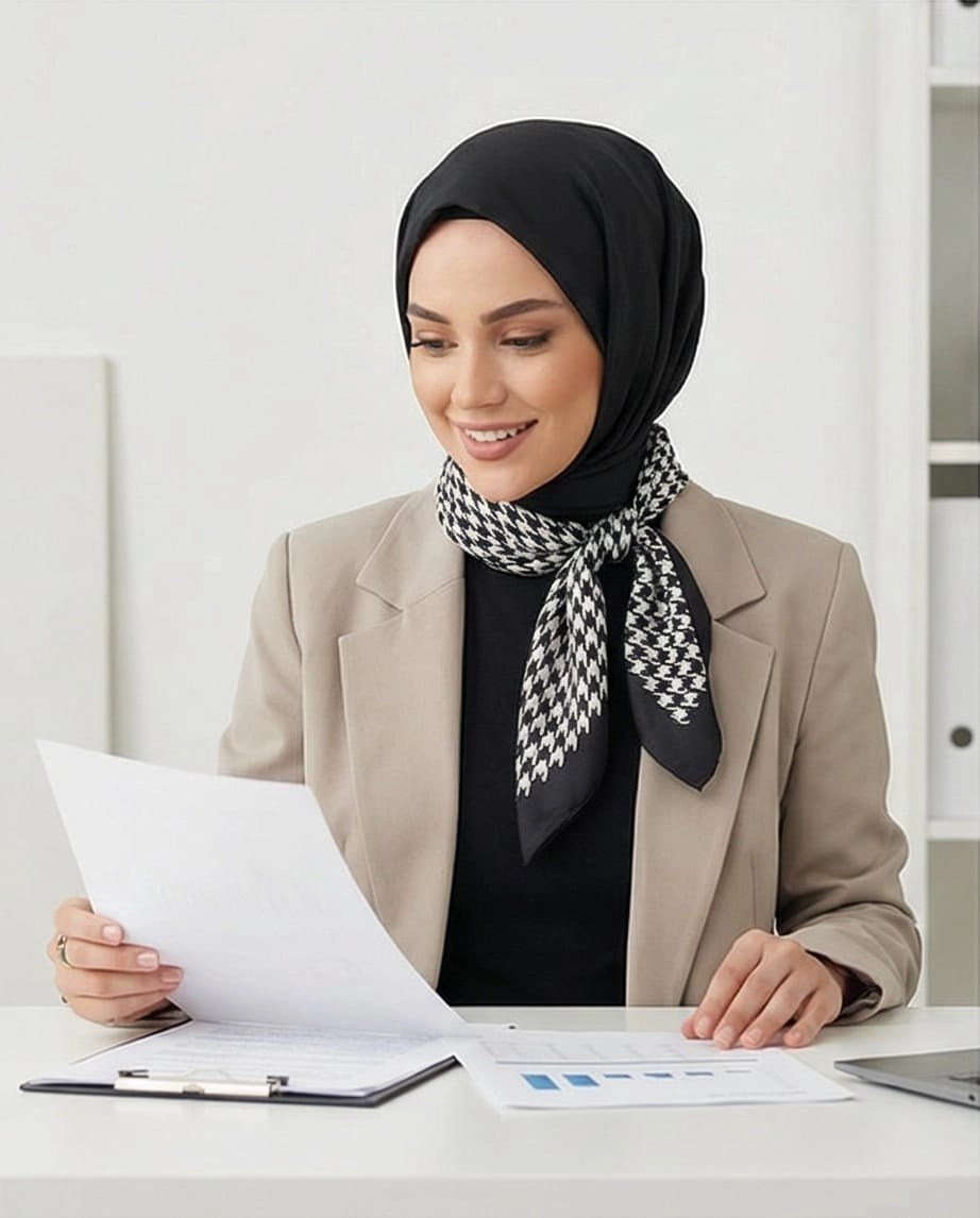 LA BOUTIQUE 1243 SURA İPEK - 08 - 90X90 EŞARP