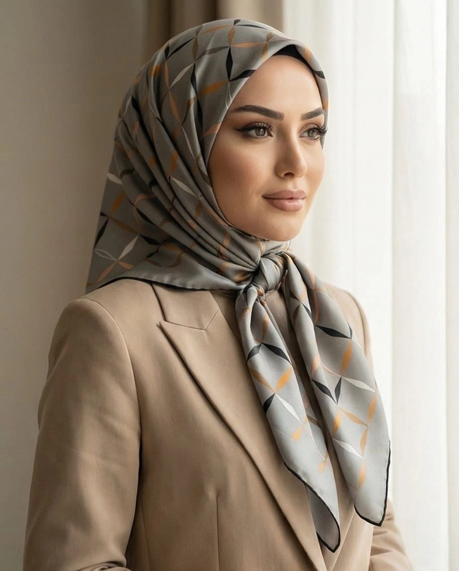 LA BOUTIQUE 2120 SURA İPEK 13 - 90X90 EŞARP