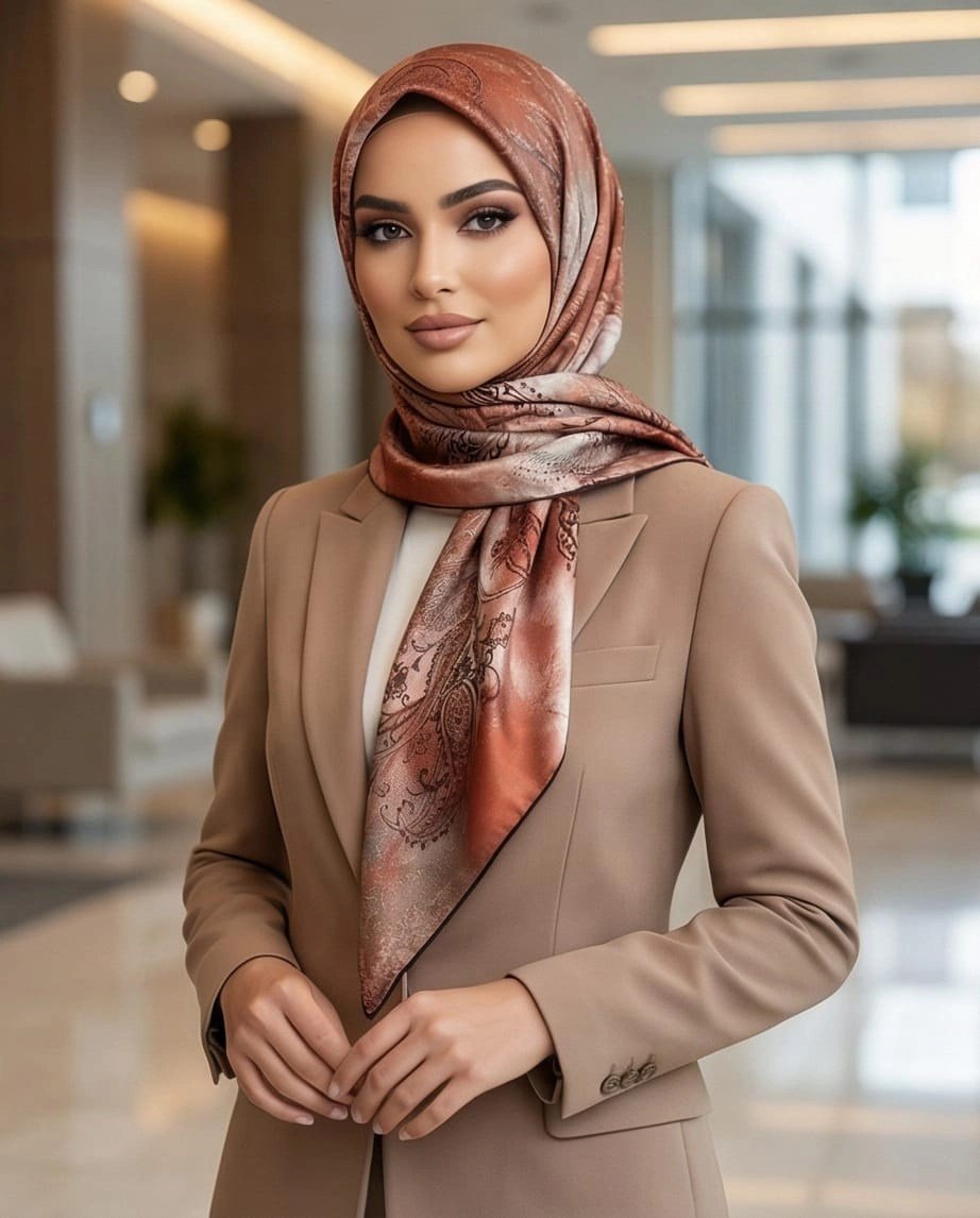 LA BOUTIQUE 2127 SURA İPEK 02 - 90X90 EŞARP