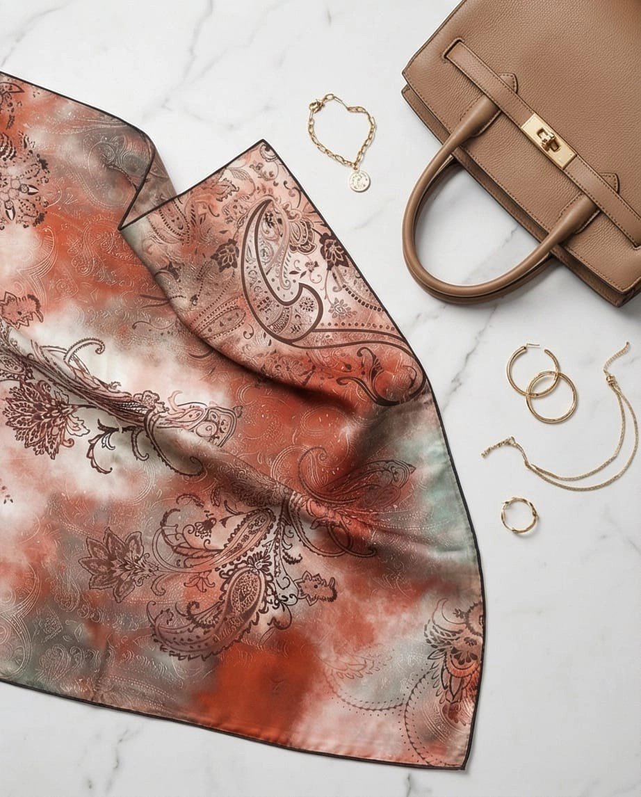 LA BOUTIQUE 2127 SURA İPEK 02 - 90X90 EŞARP