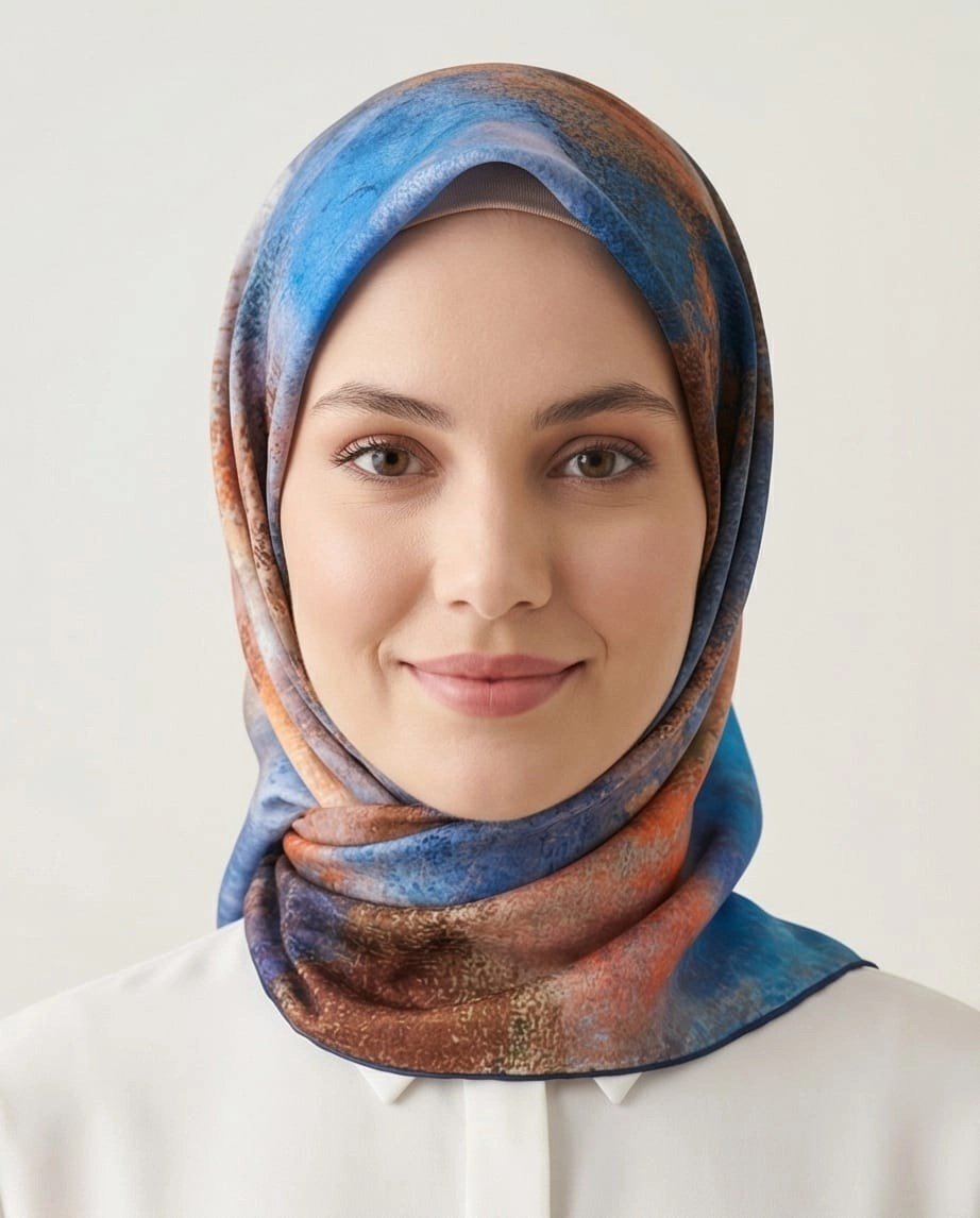 LA BOUTIQUE 2166 SURA İPEK 09 - 90X90 EŞARP