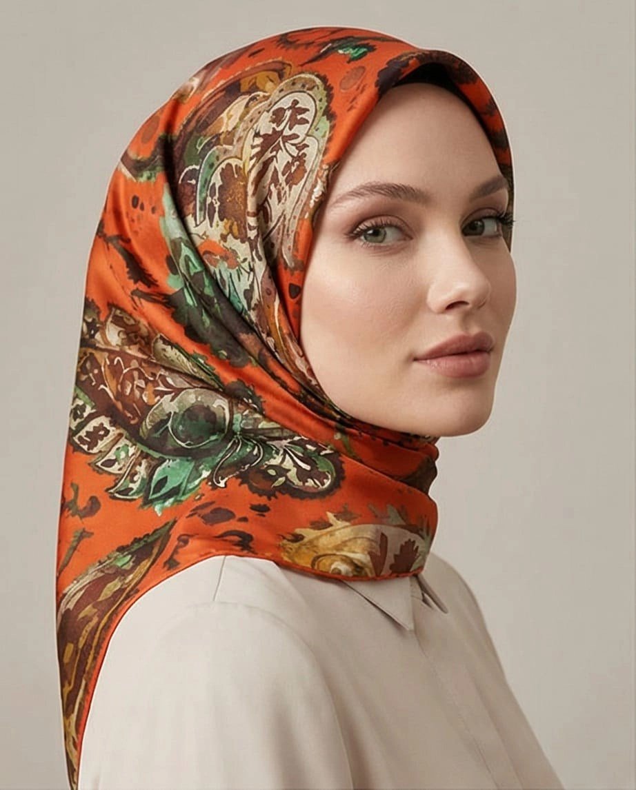 LA BOUTIQUE GÜZ YAZ SERİNLİĞİ EŞARP 2107-09 90X90