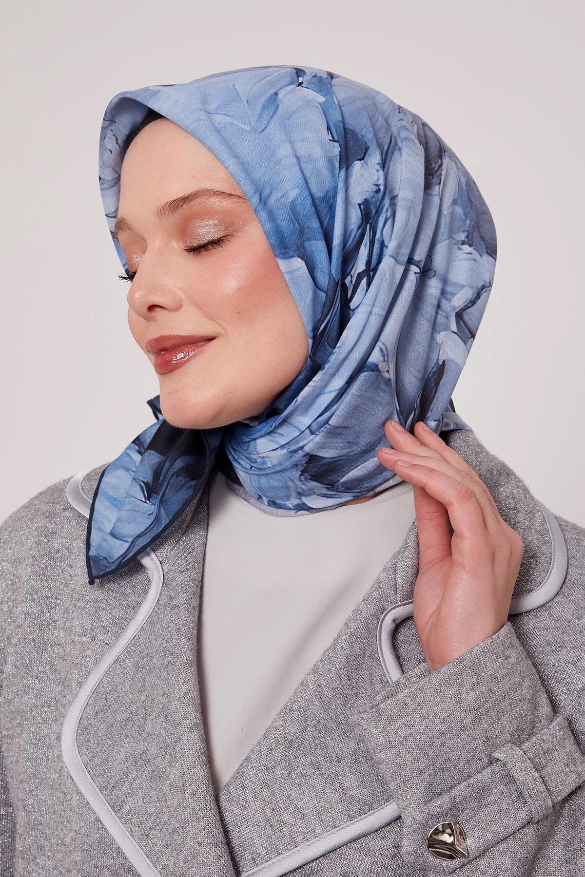 LUVENSARA COOPER EŞARP - MİSTİK MAVİ