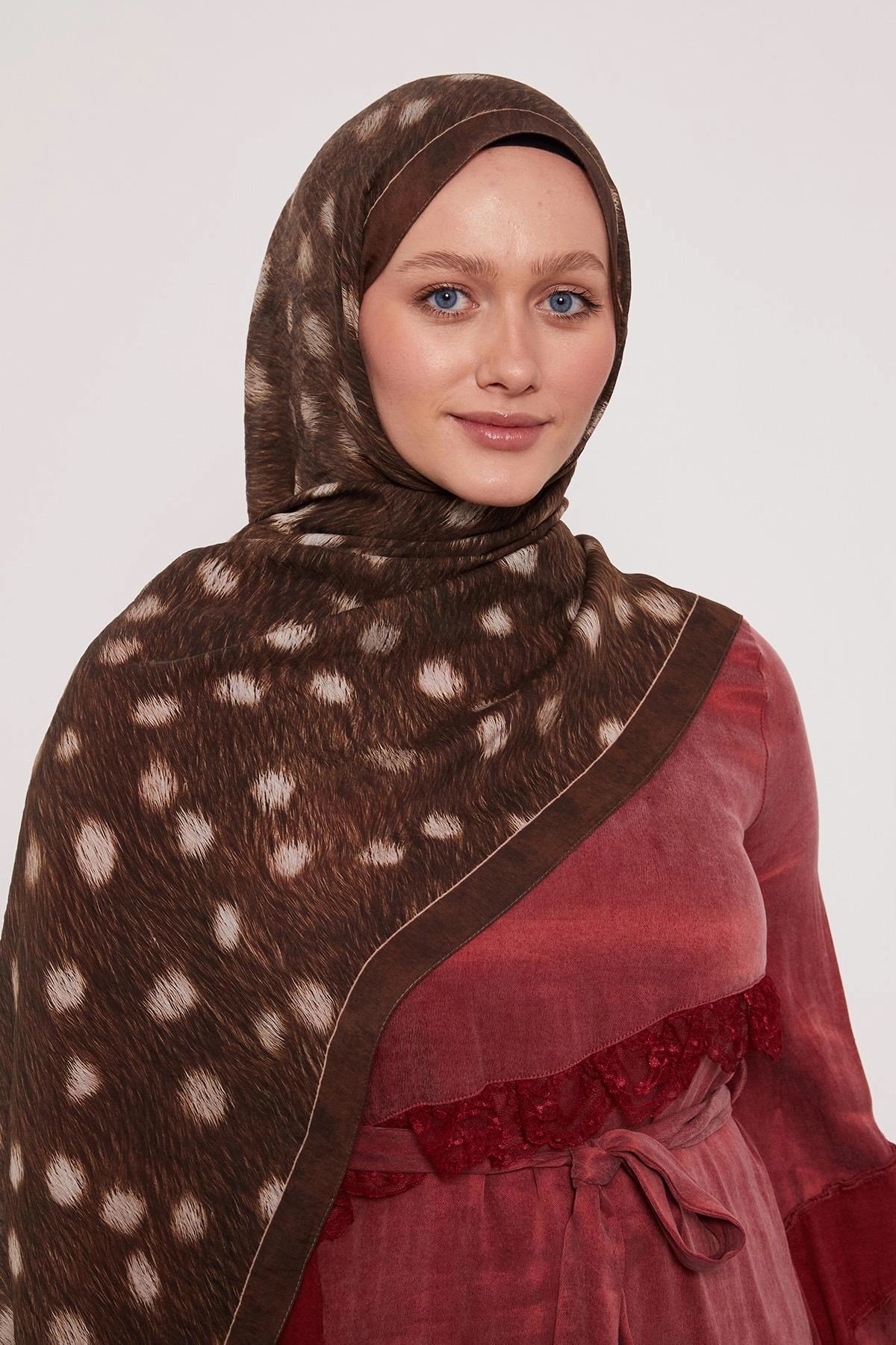 LUVENSARA SUMMER ŞAL - DERİN KAHVE