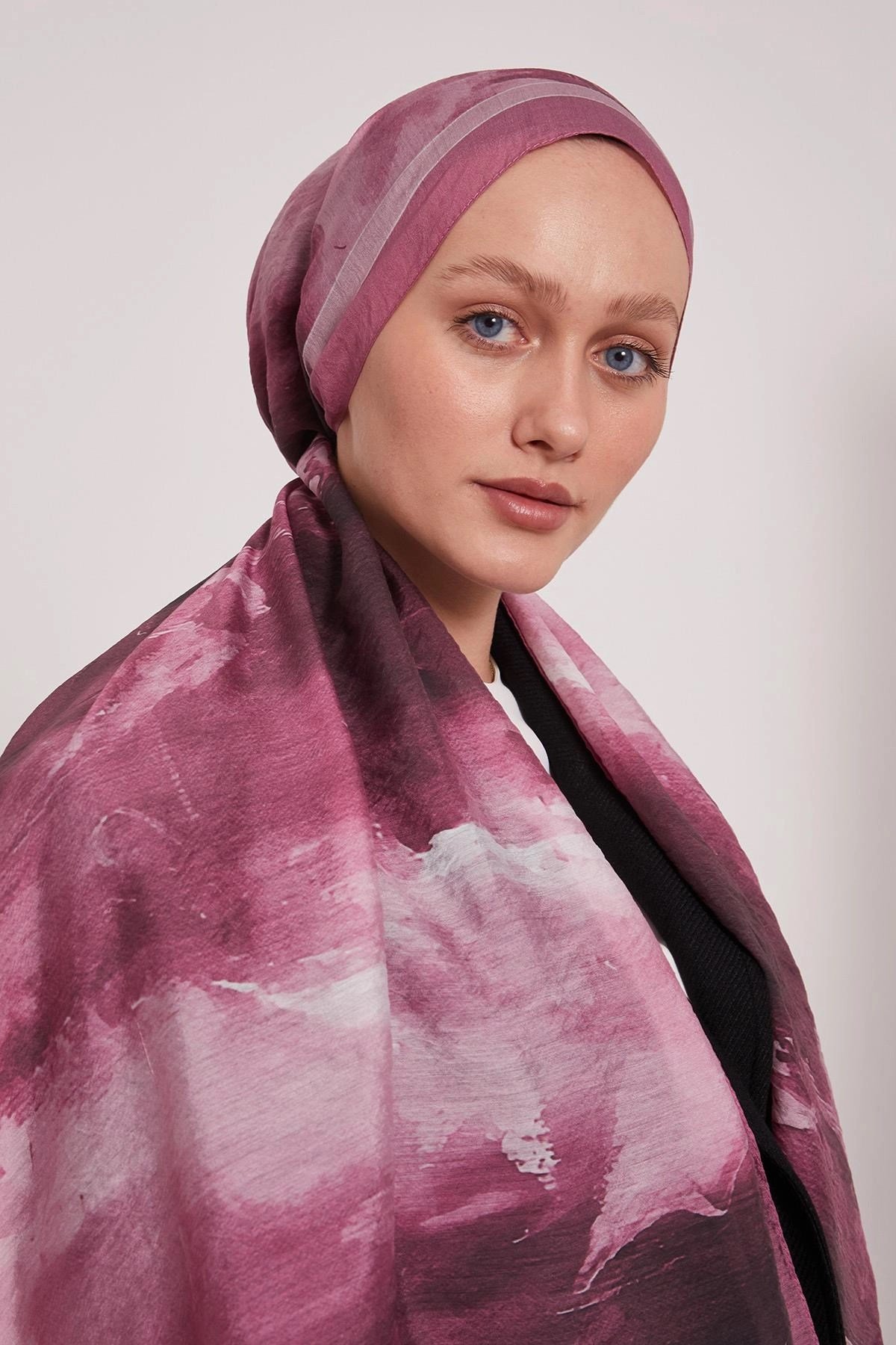 LUVENSARA SUMMER ŞAL - EYLÜL PEMBESİ