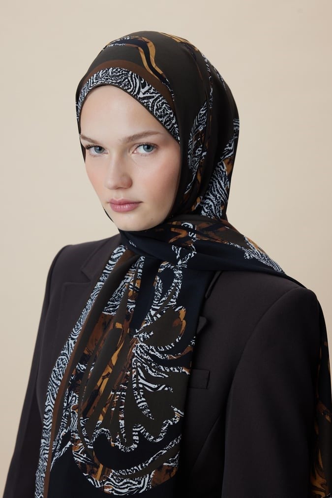 MAİSA AYÇİL KREP İPEK ŞAL