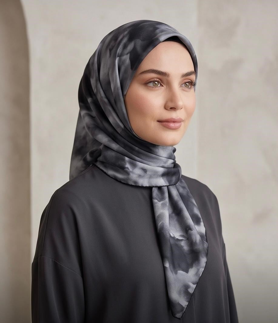 SHAWL SECRET LOİ SİLK BULUT DESEN EŞARP