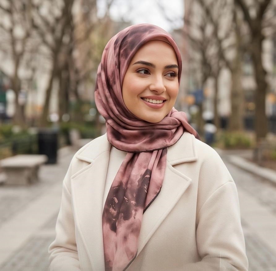 SHAWL SECRET LOİ SİLK BULUT DESEN EŞARP