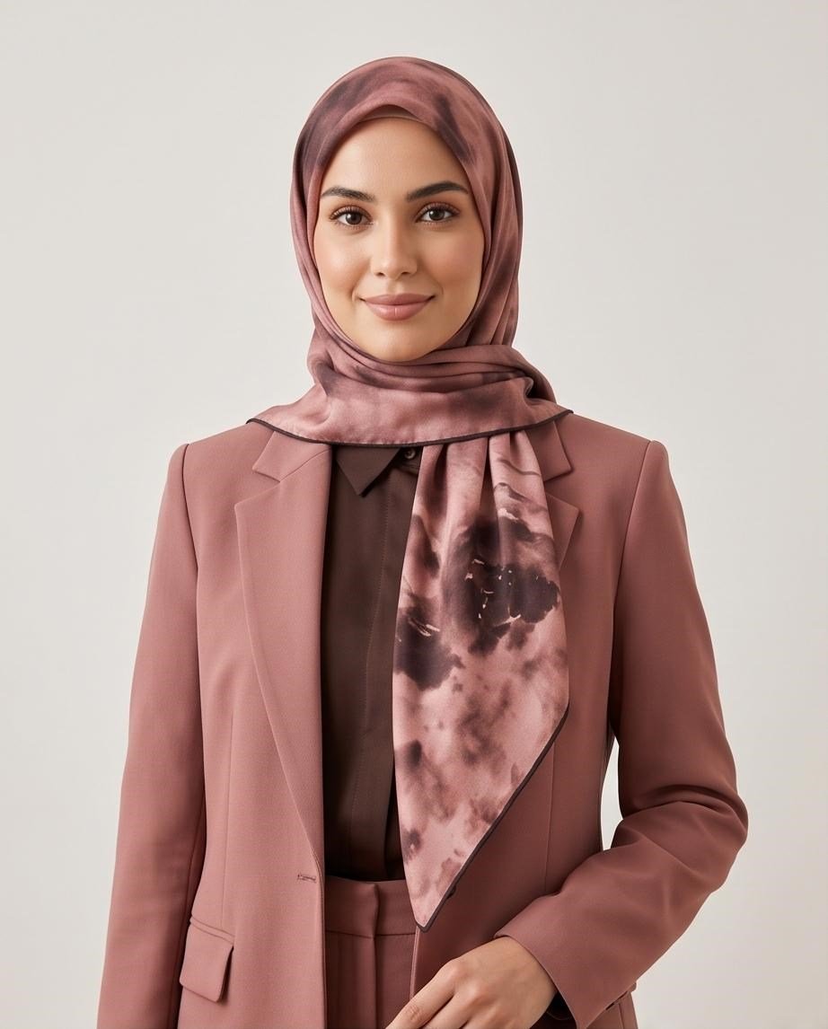 SHAWL SECRET LOİ SİLK BULUT DESEN EŞARP