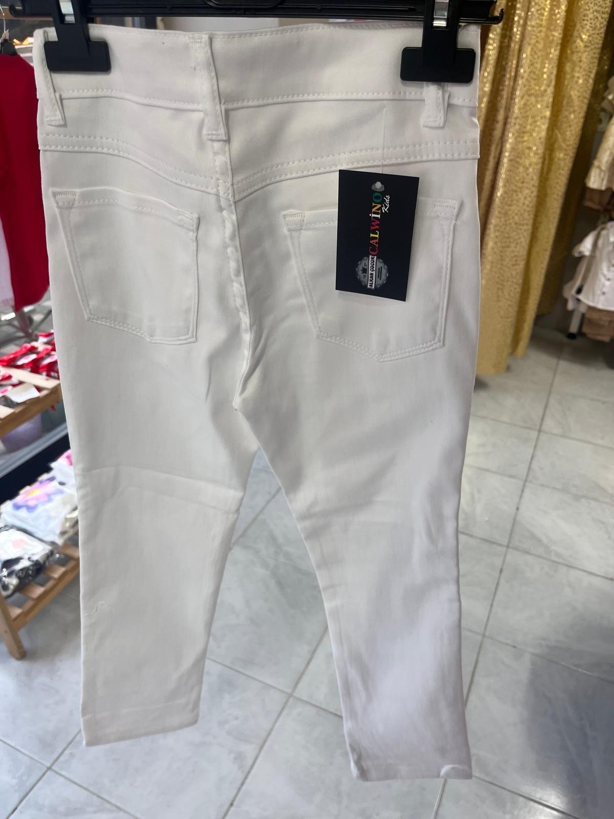 bebeu beyaz pantalon