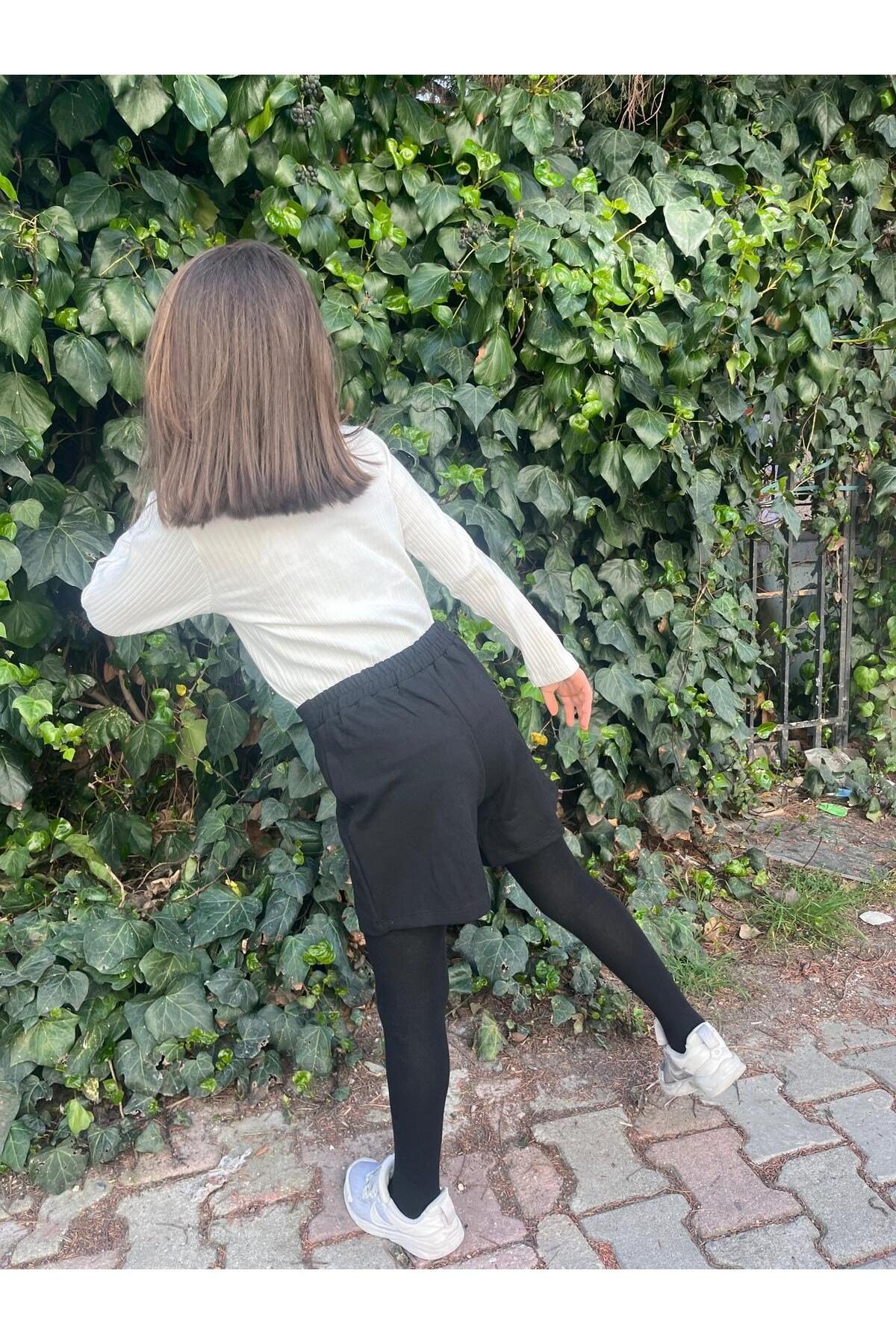 chıc pantalon etekli kız çocuk takım