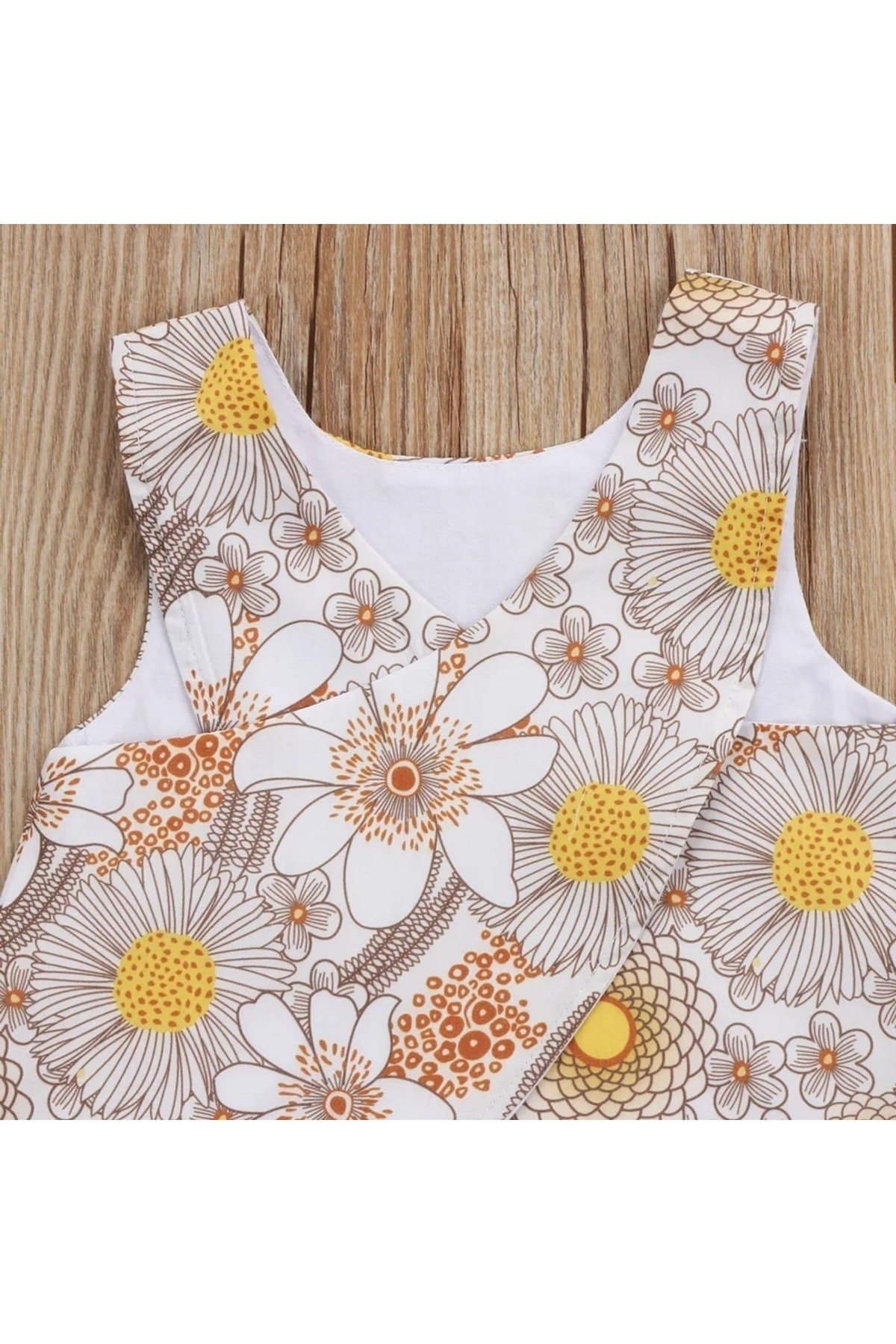 Kız Bebek Yaz Modası Çapraz Askılı Ikili Set