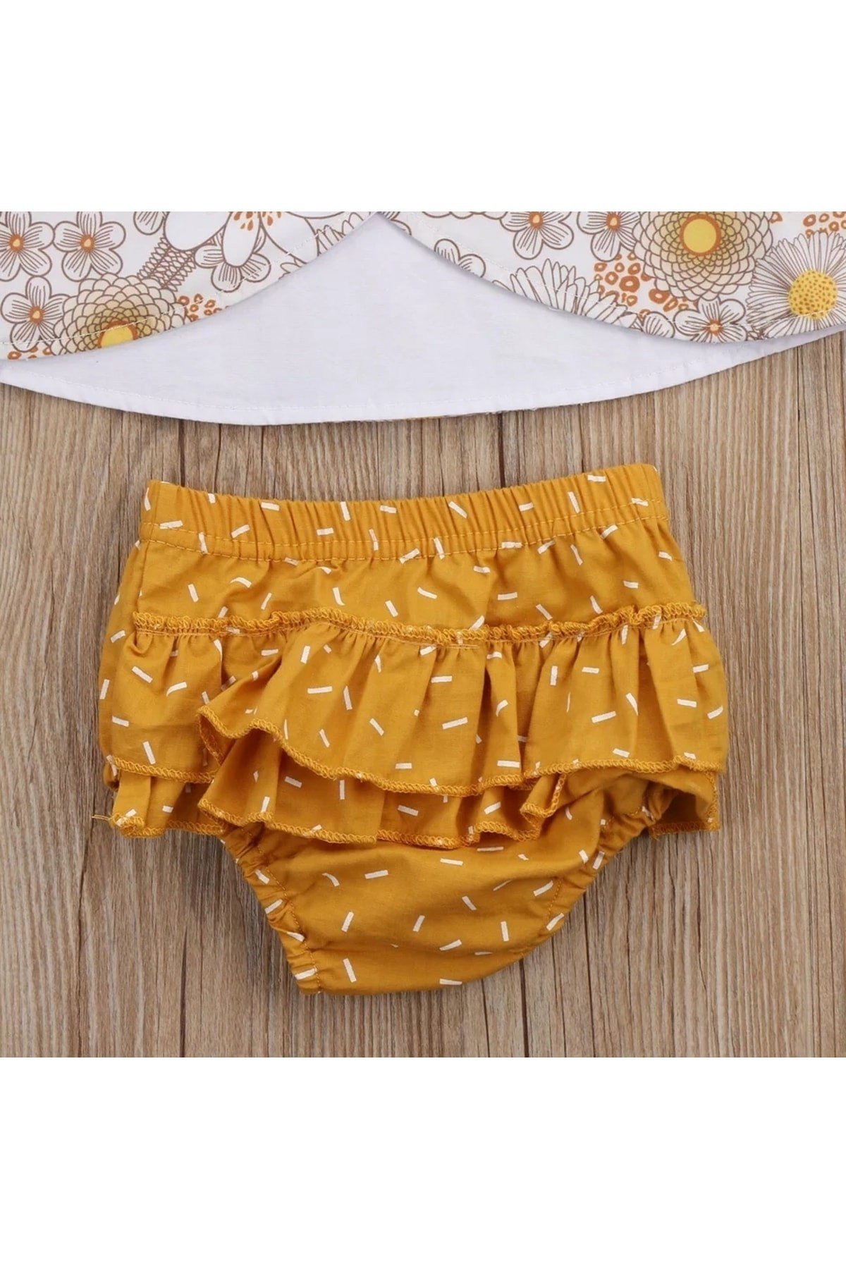 Kız Bebek Yaz Modası Çapraz Askılı Ikili Set