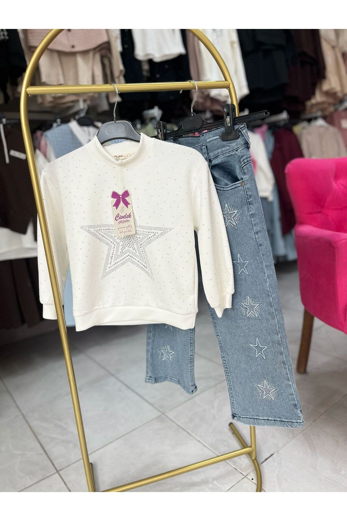 Kız Çocuk Pantolon Tişört takım