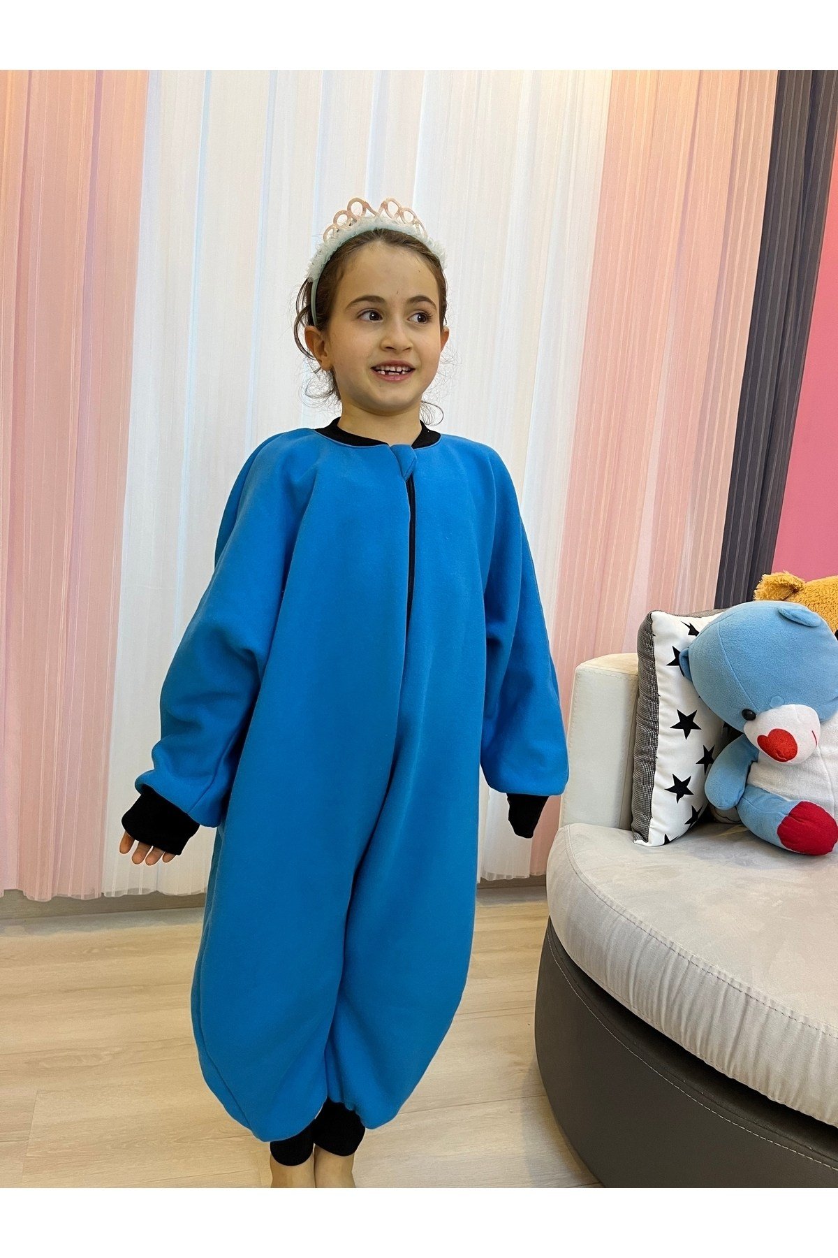 pamuklu pofidik 1,5 tog çocuk uyku tulumu