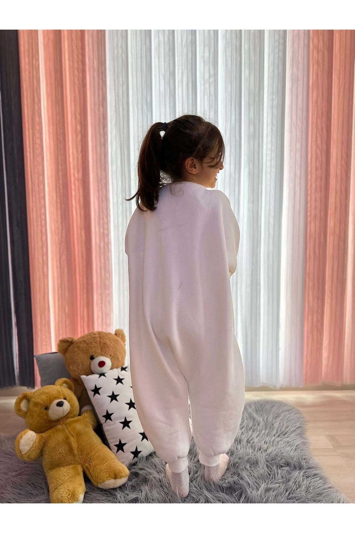 Pamuklu Pofuduk 1,5 Tog Çocuk Uyku Tulumu