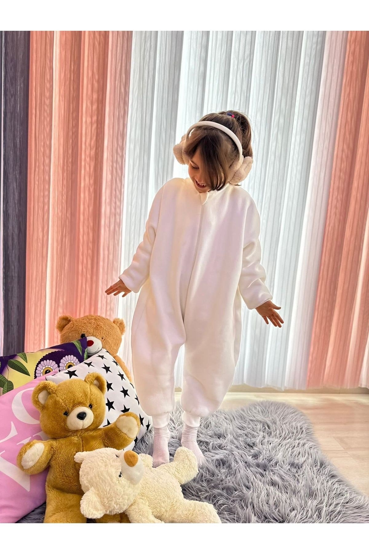 Pamuklu Pofuduk 1,5 Tog Çocuk Uyku Tulumu