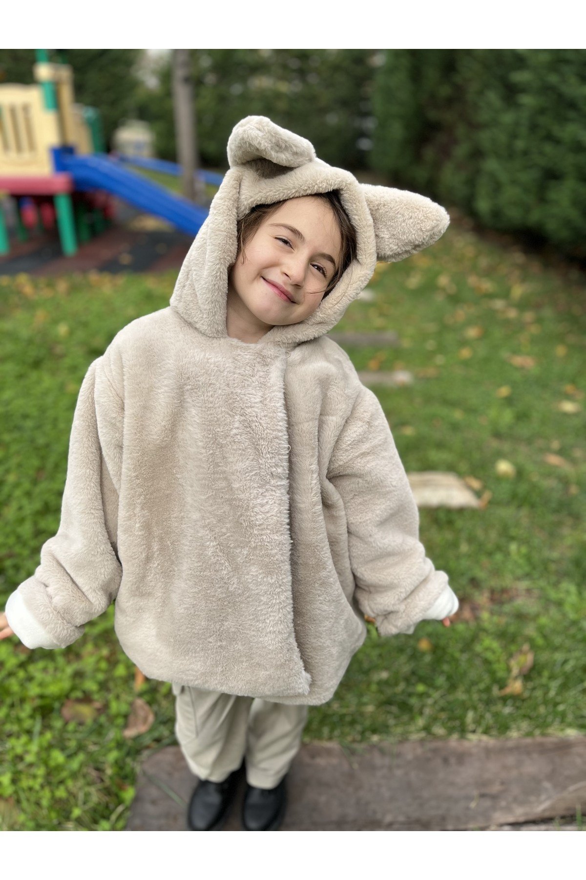 tavşan peluş mont