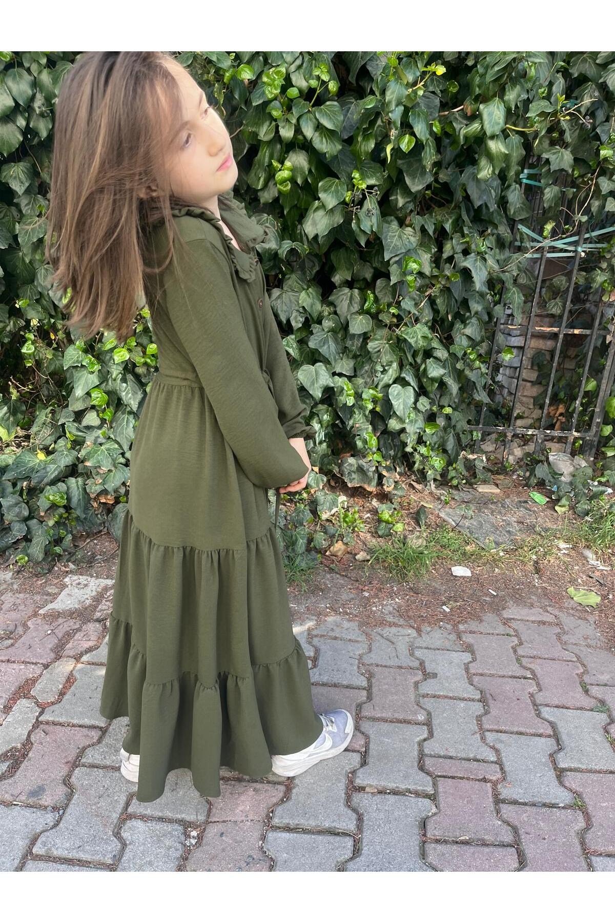 TESETTÜRLÜ ÇOCUK BOYDAN ELBİSE