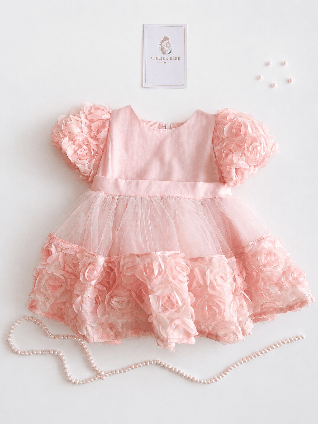 Bella Rose Tül Elbise