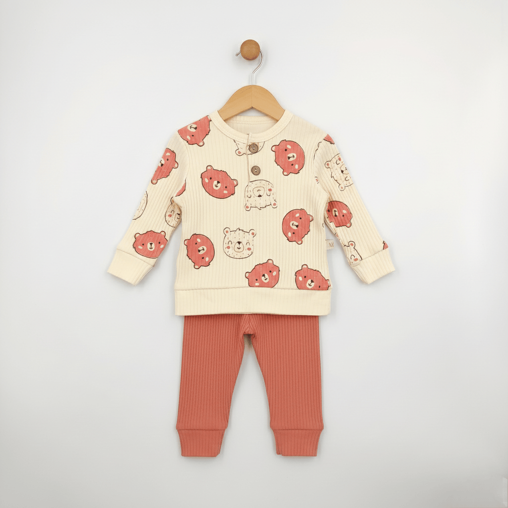 Ayıcıklı Bebek Hediyelik Set-Bebek Hediye Sepeti