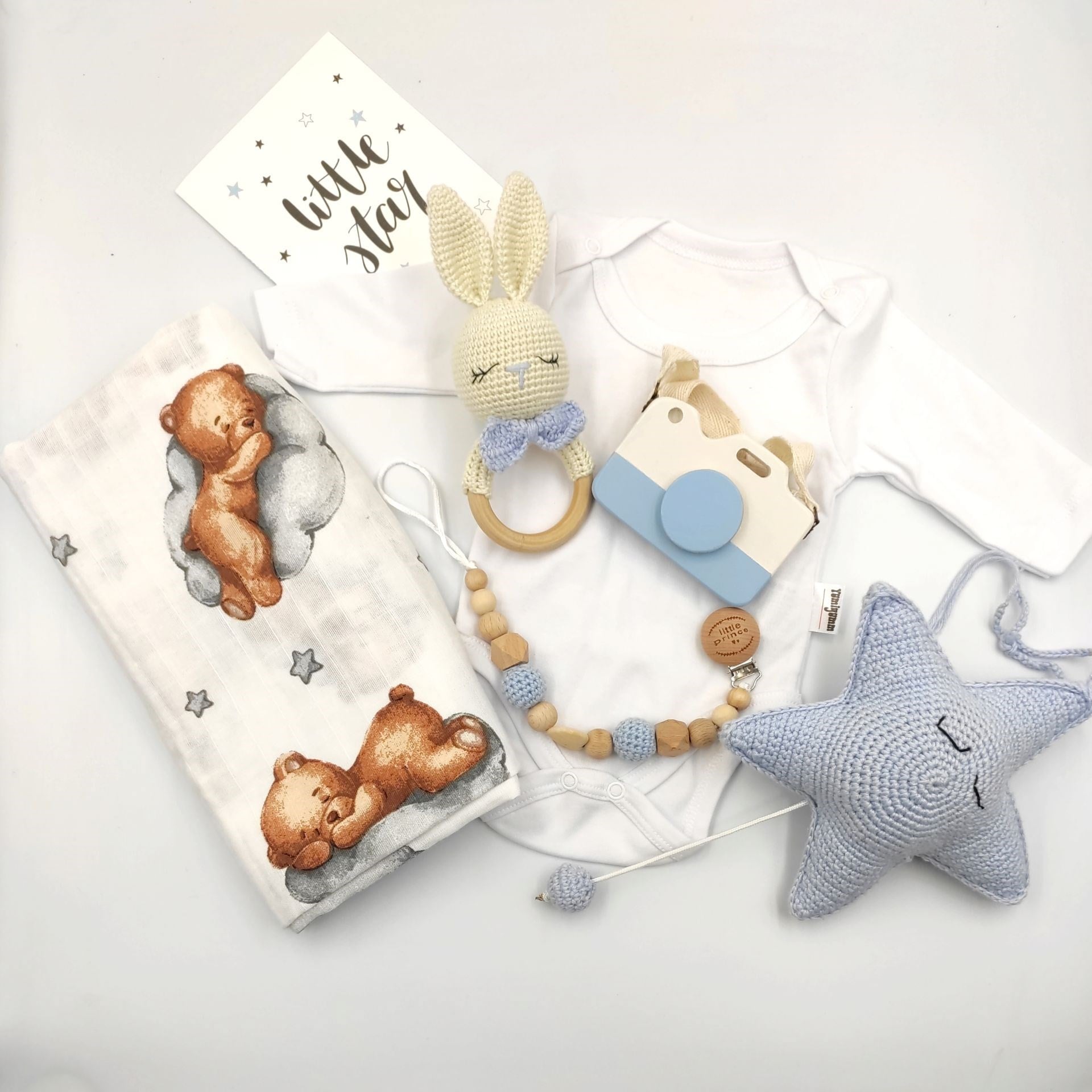 Yenidoğan Erkek Bebek Hediye Seti