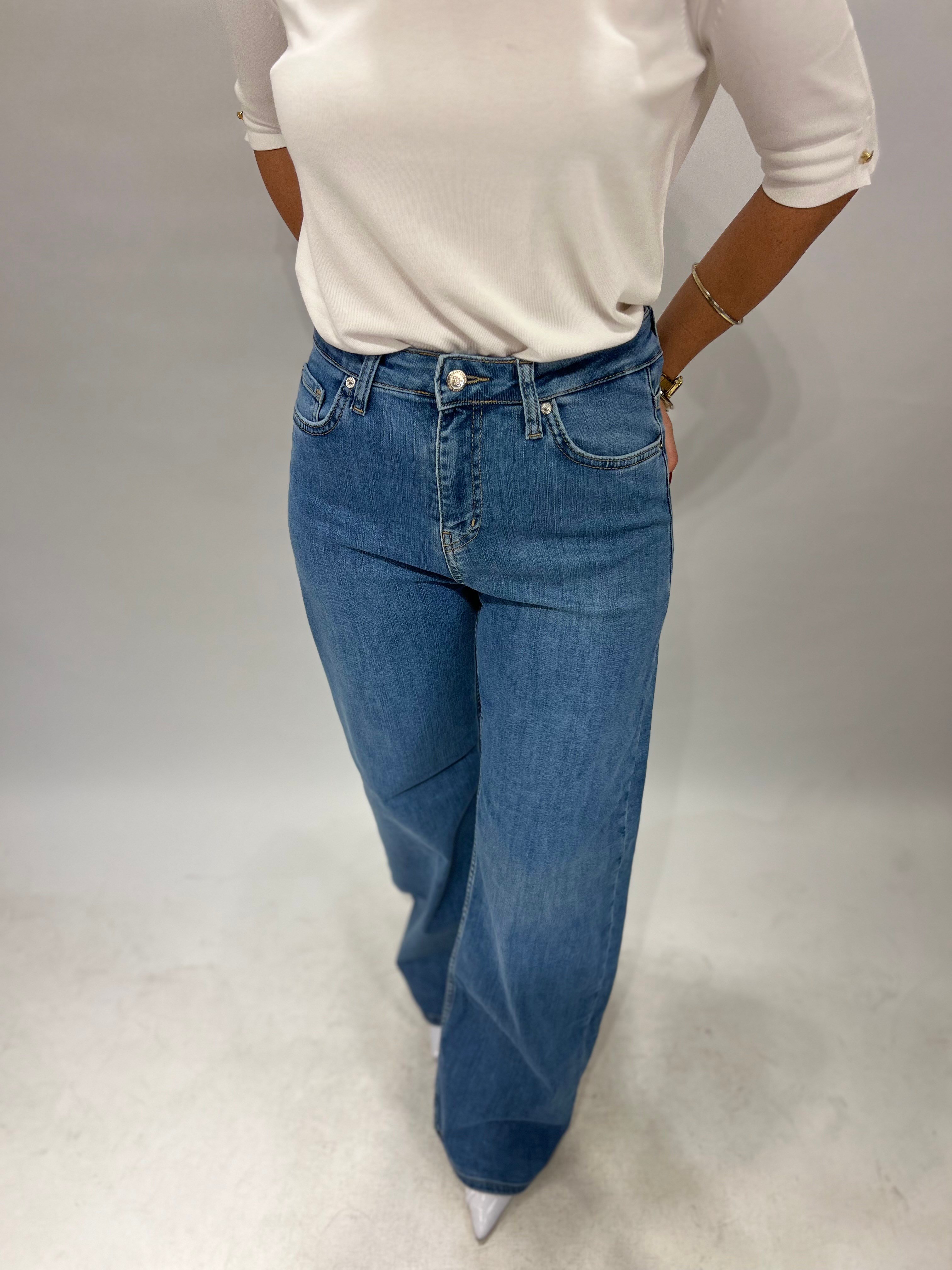 Light Blue Palazzo Kot Jean