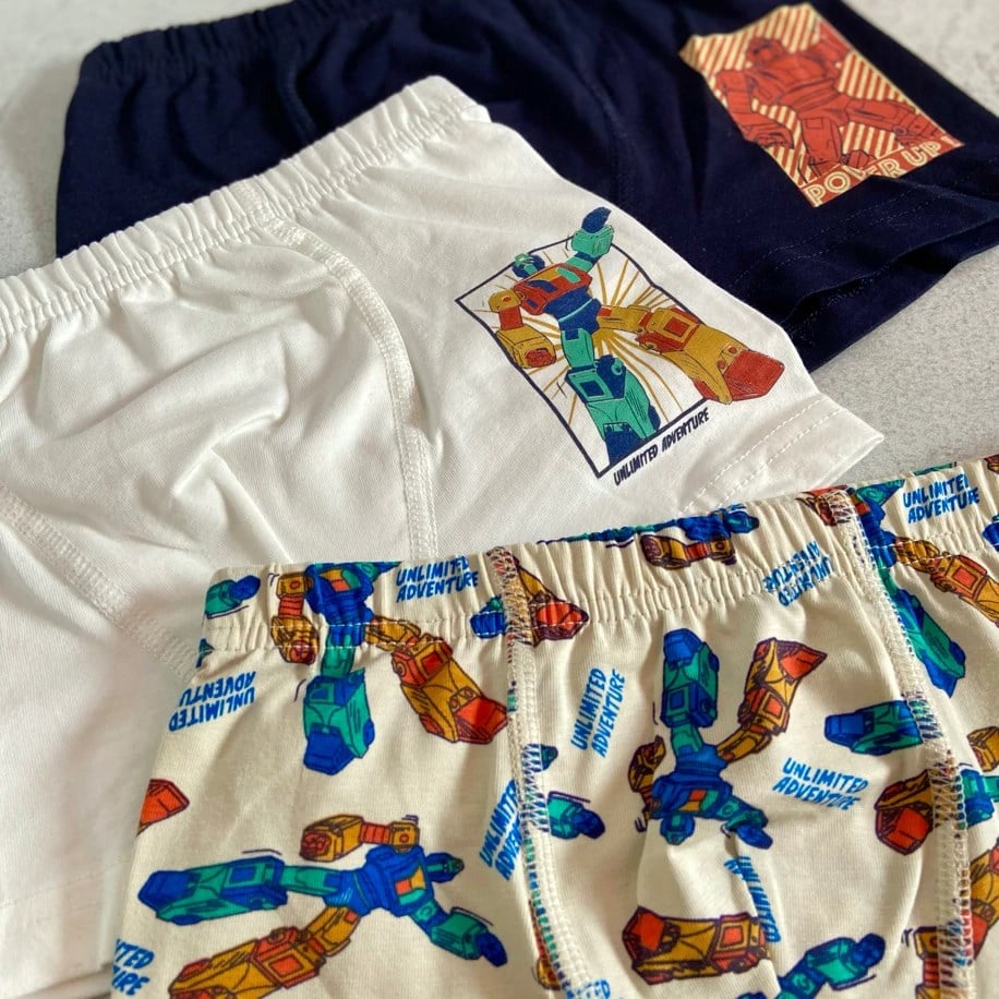 ERKEK PAMUKLU BOXER ALT ÇAMAŞIRI 5-6 yaş