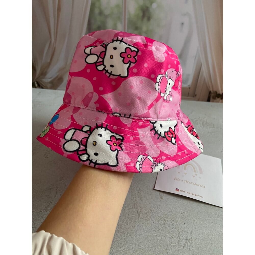 HELLO KİTTY BUCKET ŞAPKA
