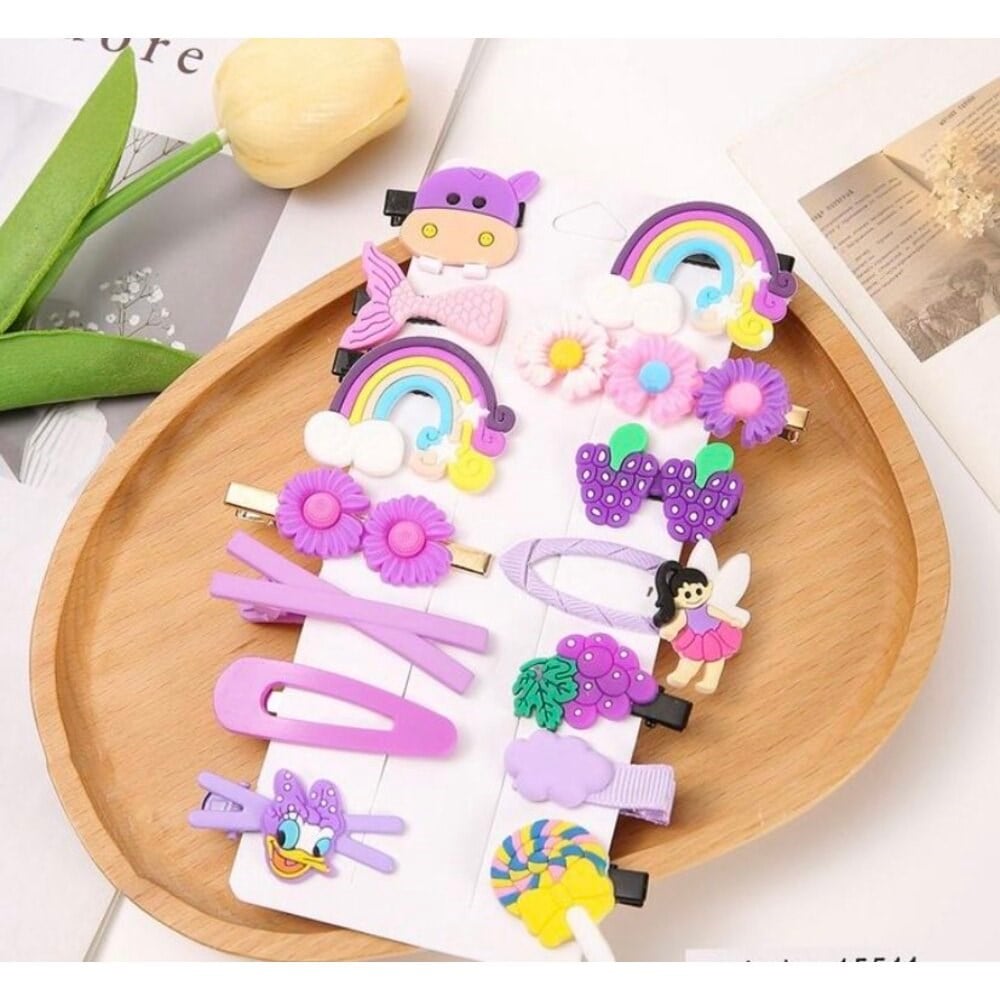 KARIŞIK FİGÜRLÜ 14 lü MOR SET