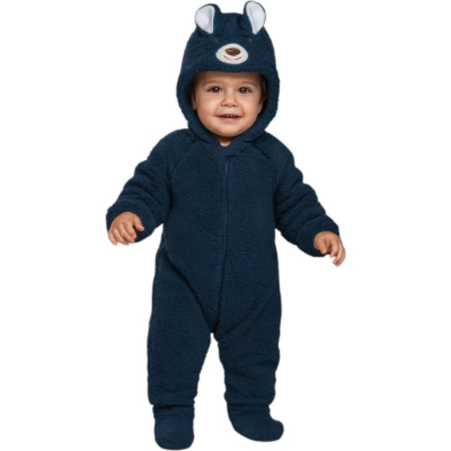 WELSOFT LACİVERT ERKEK BEBEK TULUMU