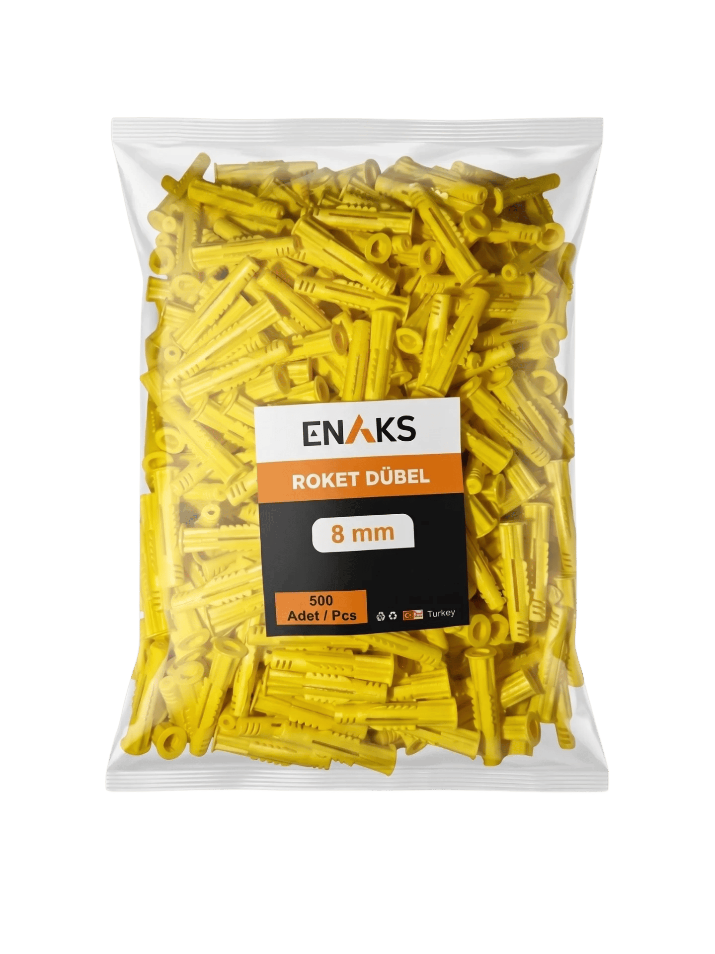 Enaks Roket Dübel 8mm (500'lü Paket)