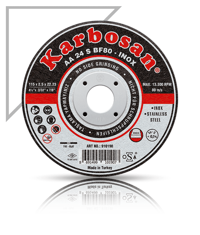 KARBOSAN İNOX KESİCİ TAŞ 115X1X22 MM