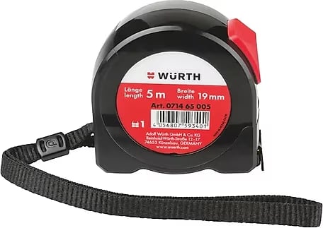 Würth Çelik Şerit 5 Metre  5mtX19mm
