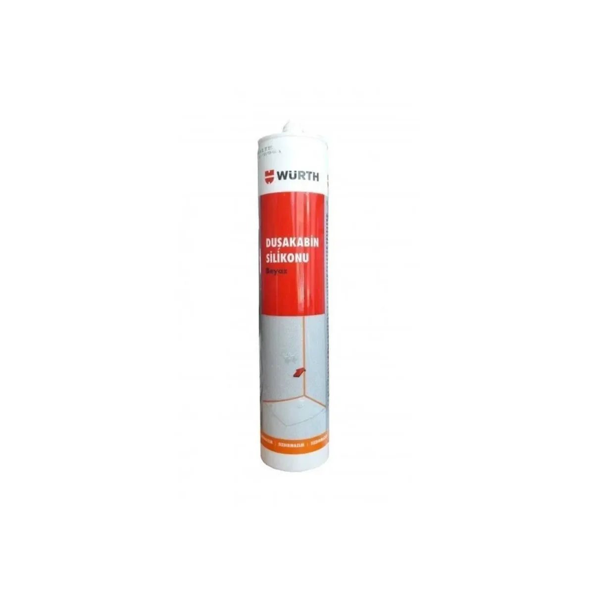 Würth Duşakabin Silikonu Beyaz 310ML