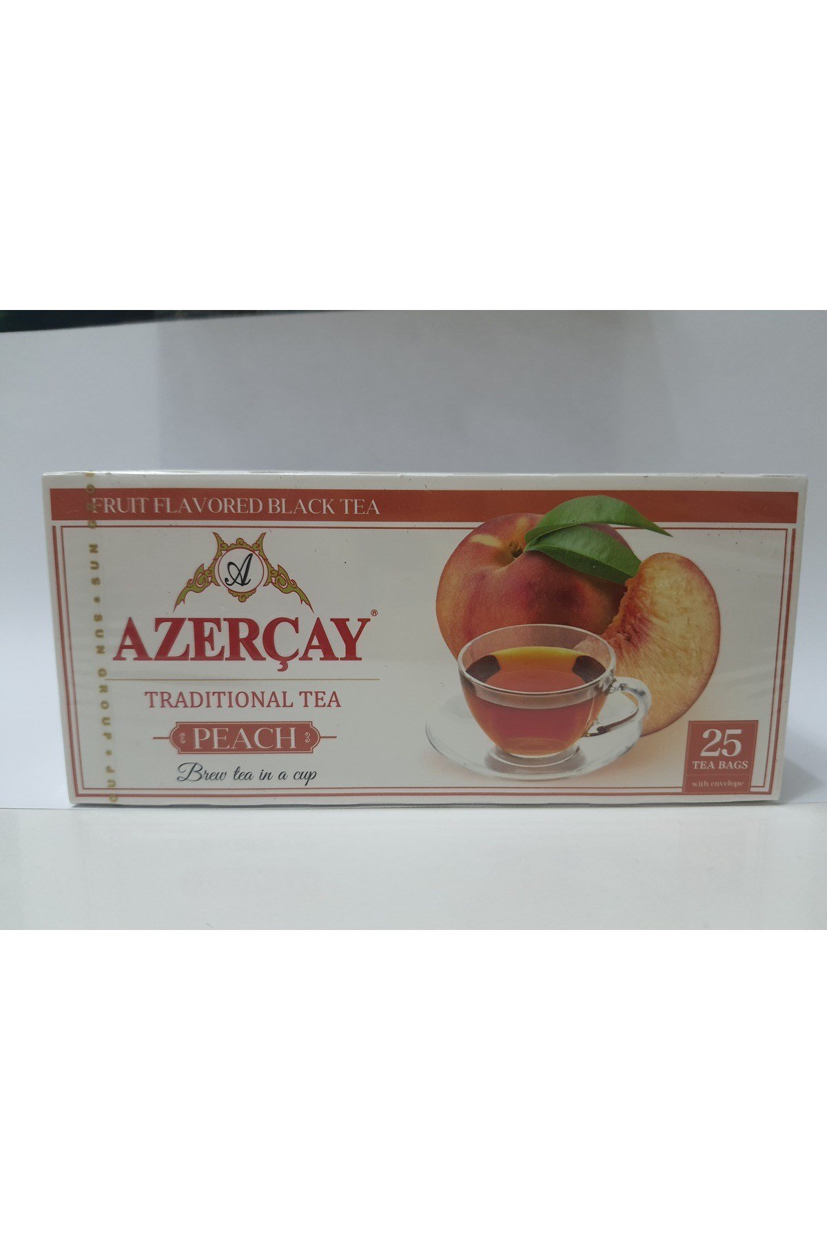Azerçay Doğma Çay Şeftalili 25 Bardak Poşet