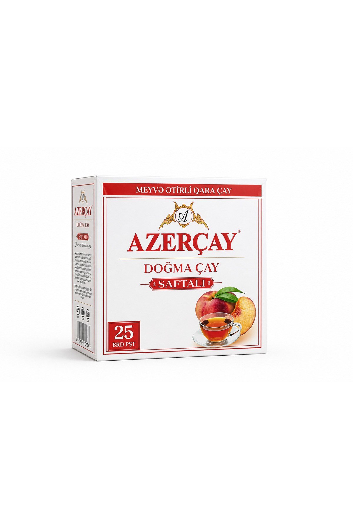 Azerçay Doğma Çay Şeftalili 25 Bardak Poşet