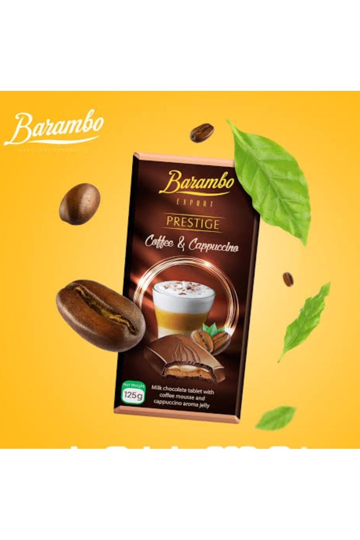 Barambo Coffe ve Cappuccino Milk Chocolate 125g