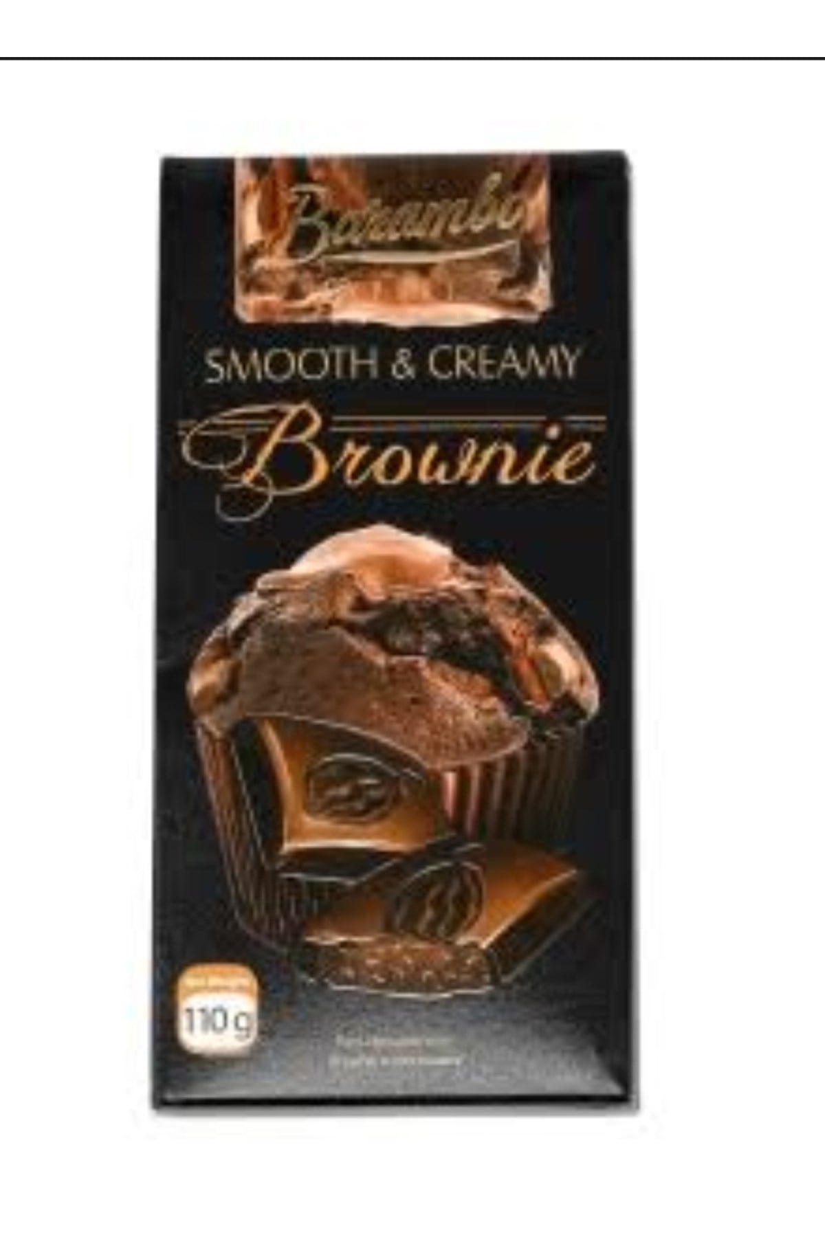 Barambo Smooth Creamy Brownie Çikolata Bar 110g