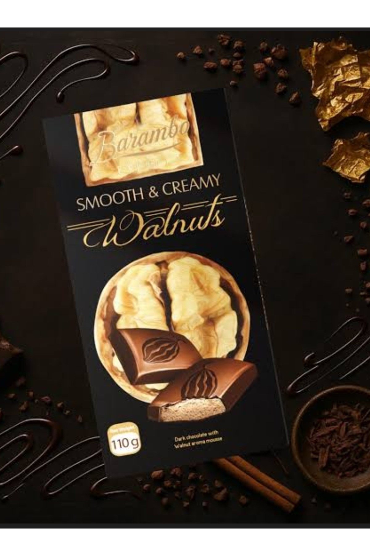Barambo smooth creamy walnuts çikolata 110 gr