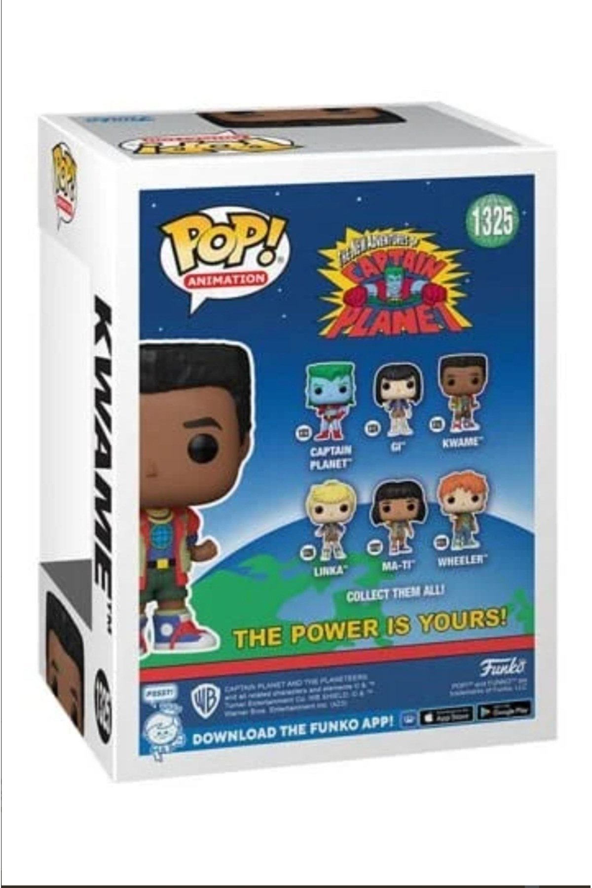 Captain Planet and the Planeteers POP! Animation Figure Kwame 1325