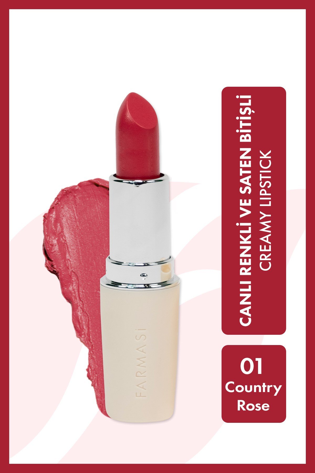 Creamy Lipstick 01 Country Rose 4 gr
