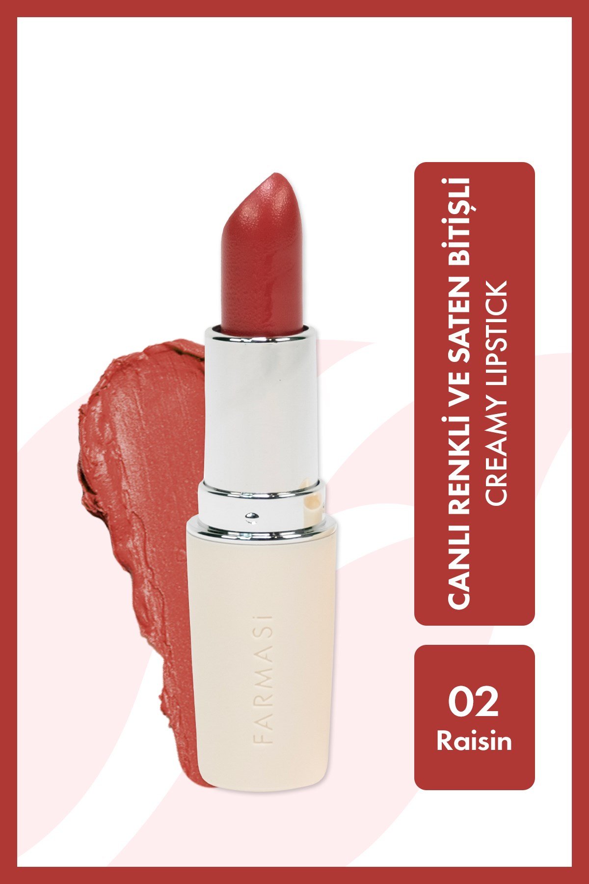 Creamy Lipstick 02 Raisin 4 gr